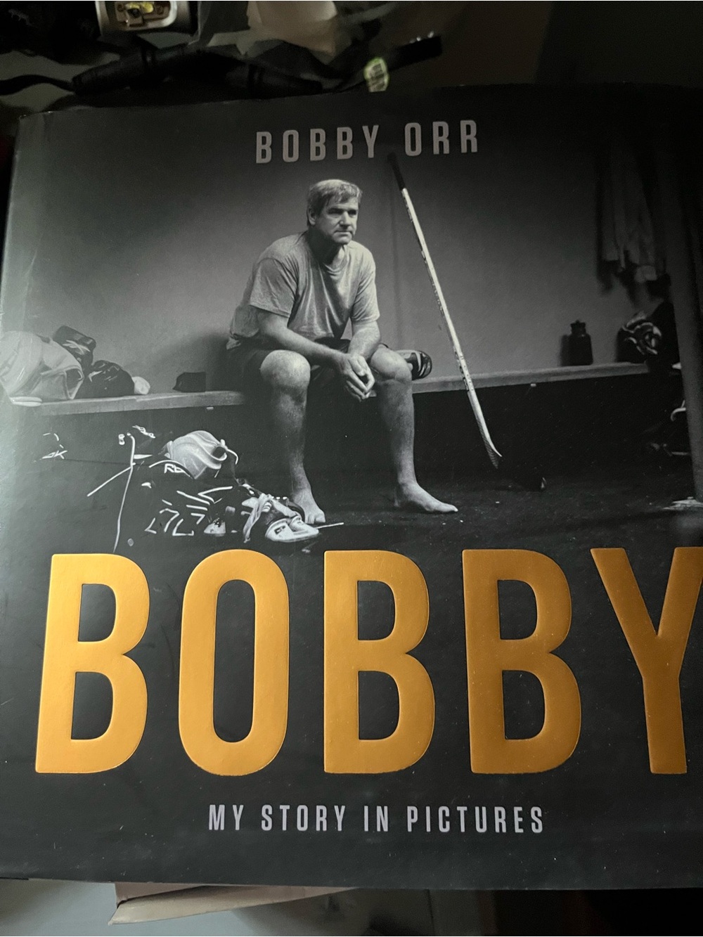 'Bobby: My Story in Pictures' Wall Art Print - Black & Gold